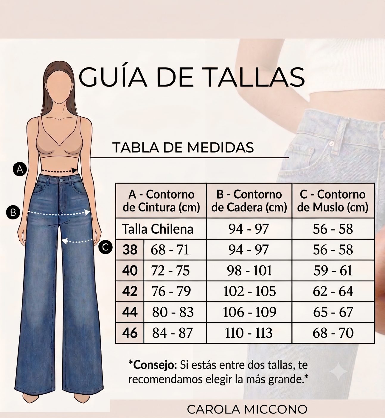 Guía de tallas