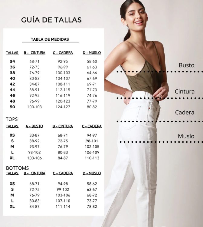 Guía de tallas